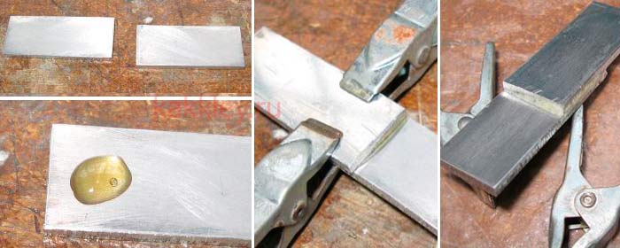 Инструкция как склеить детали из алюминия