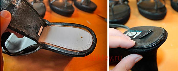Как склеивать обувь наиритовым клеем