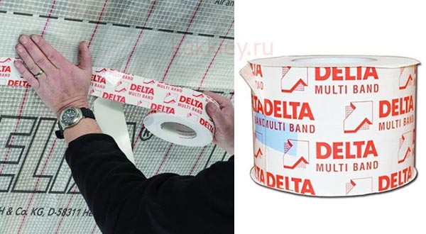 Клеящая лента для пароизоляции Delta Multi Band